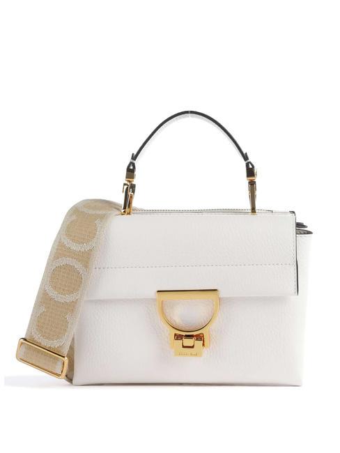 COCCINELLE ARLETTIS Signature Mini-Handtasche mit Schultergurt strahlend weiß - Damentaschen