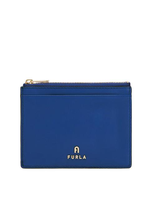 FURLA CAMELIA Kartenhalter aus Leder Kobaltblau - Brieftaschen Damen