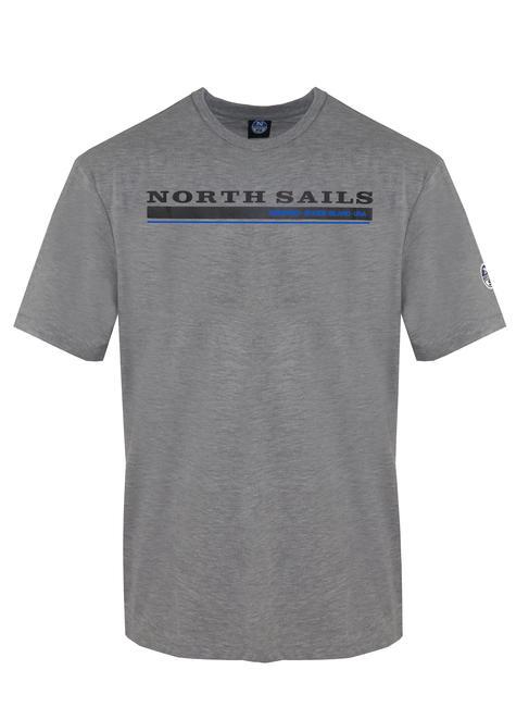 NORTH SAILS NEWPORT Baumwoll t-shirt grau - Herren-T-Shirts