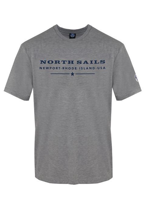 NORTH SAILS T-shirt Baumwoll t-shirt grau - Herren-T-Shirts