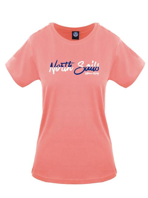 NORTH SAILS N|S OFFSHORE RACING Baumwoll t-shirt Rose - T-Shirts und Tops für Damen