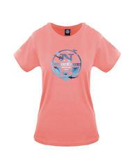 NORTH SAILS OCEAN LOGO Baumwoll t-shirt Rose - T-Shirts und Tops f&uuml;r Damen - 1