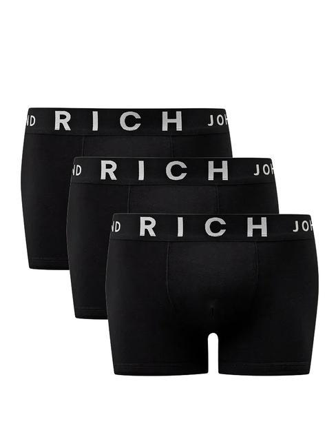 JOHN RICHMOND LONDON TRIPACK Set mit 3 Boxershorts Schwarz - Herrenslip