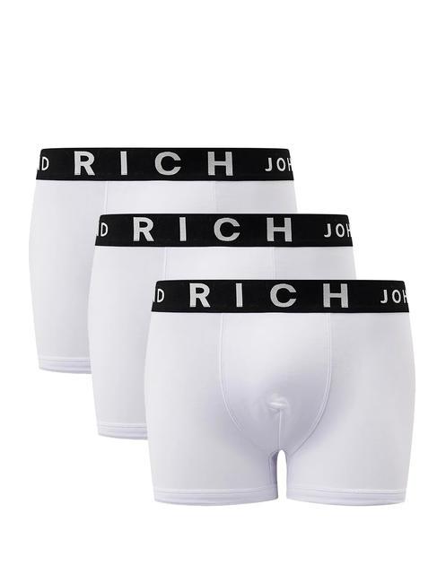 JOHN RICHMOND LONDON TRIPACK Set mit 3 Boxershorts Weiß - Herrenslip