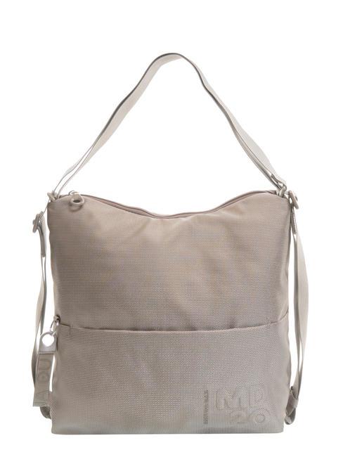 MANDARINA DUCK MD20 In einen Rucksack umwandelbarer Sacksack Taupe - Damentaschen