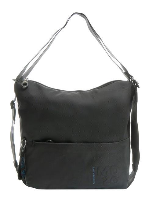 MANDARINA DUCK MD20 In einen Rucksack umwandelbarer Sacksack SCHWARZ - Damentaschen