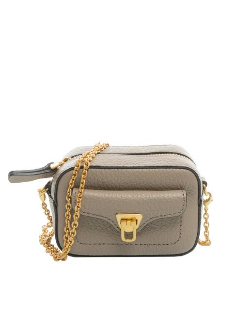 COCCINELLE BEAT SOFT Clutch/Geldbörse aus Leder warmes Taupe - Brieftaschen Damen