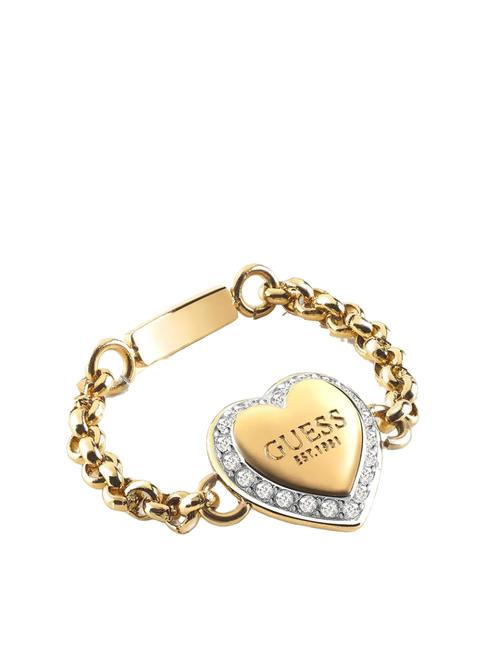 GUESS FINE HEART Ring gelbes Gold - Ringe