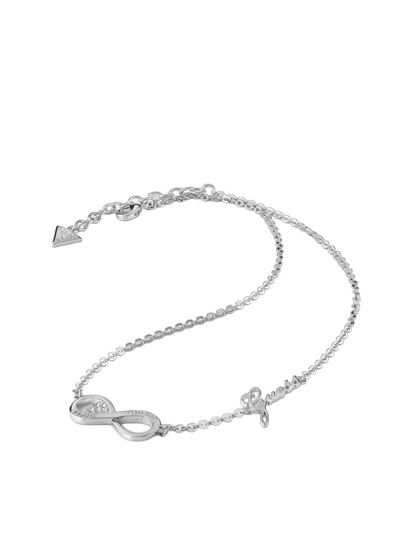 Guess Endless Love Halskette Silber - Einkaufen Zu Outlet-Preisen! 