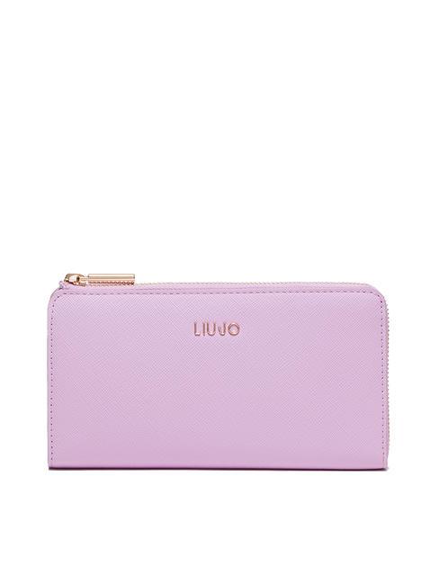 LIUJO CALIWEN Geldbörse mit umlaufendem Reißverschluss Pastell-Lavendel - Brieftaschen Damen
