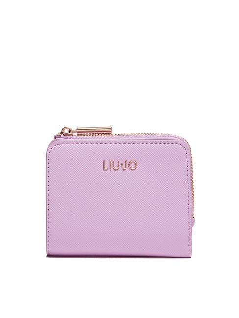 LIUJO SAFFIANO Mittelgroße Geldbörse Pastell-Lavendel - Brieftaschen Damen