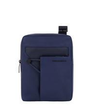 PIQUADRO AYE iPad-Tasche aus Leder Blau - Umh&auml;ngetaschen Herren - 1