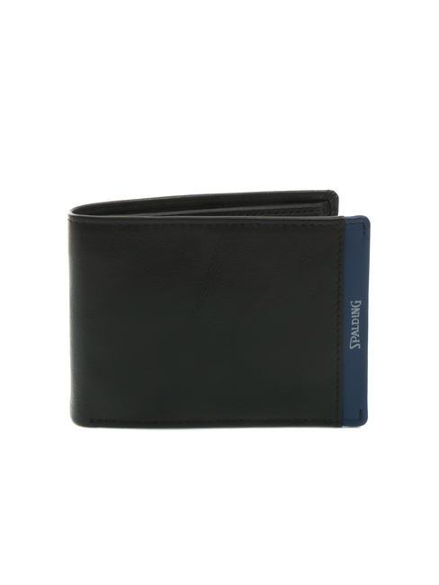 SPALDING NEW YORK STRIPE Lederbrieftasche mit Münzfach schwarz/marine - Brieftaschen Herren