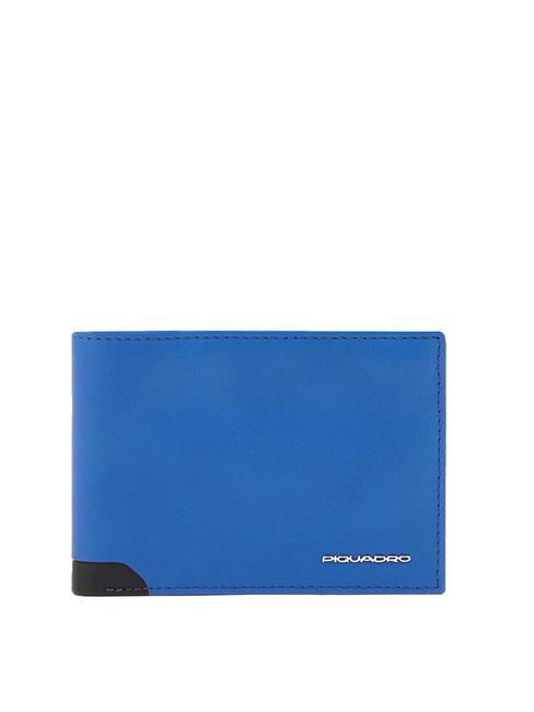 PIQUADRO ALVAR Geldbörse mit Münzfach Blau - Brieftaschen Herren