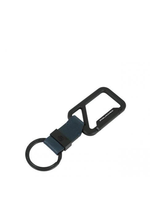 PIQUADRO HARPER Schlüsselanhänger mit Karabiner Blau - Schlüsselanhänger und Schlüsseletuis
