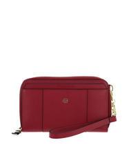 PIQUADRO CIRCLE  Portemonnaie mit umlaufendem Reißverschluss aus Leder - Brieftaschen Damen