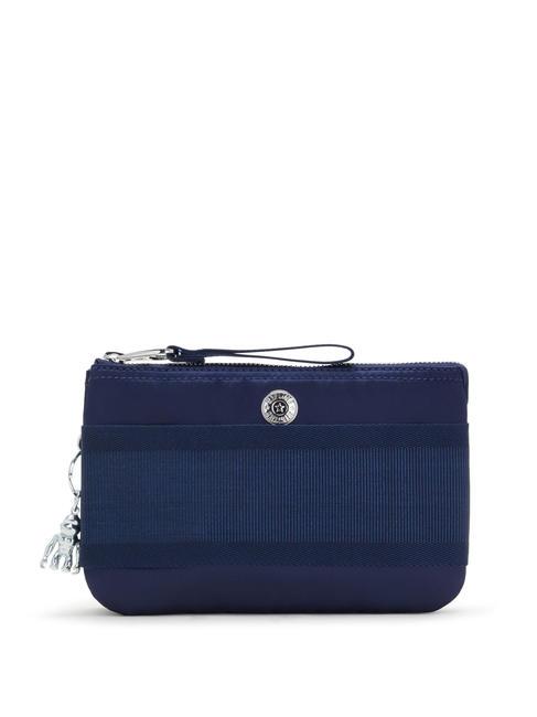 KIPLING CREATIVITY XL Clutch mit Manschette kosmischer blauer Streifen - Damentaschen