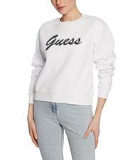GUESS LOGO Sweatshirt mit Logo-Print purwei&szlig; - Sweatshirts Damen - 1