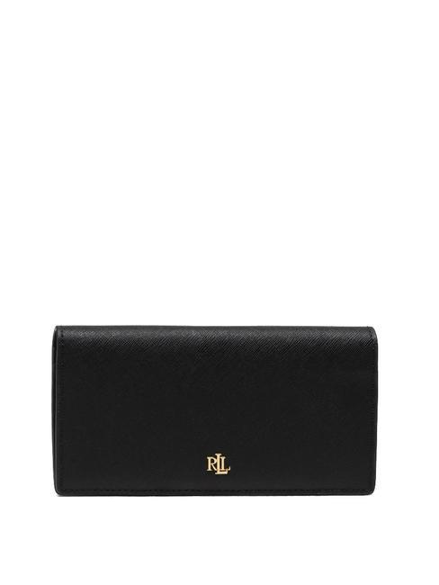RALPH LAUREN CONTINENTAL Ledergeldbörse schwarz9 - Brieftaschen Damen