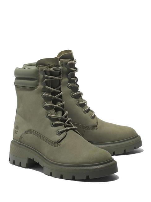 TIMBERLAND CORTINA VALLEY 6 INCH Stiefeletten aus Leder tiefe Flechte grn - Damenschuhe