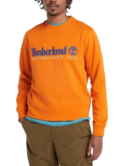 TIMBERLAND ESTABILISHED 1973 Sweatshirt mit Rundhalsausschnitt dunkler Cheddar wb - Sweatshirts Herren
