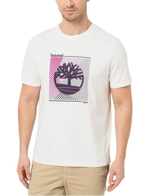 TIMBERLAND SS TREE LOGO GRAPHIC Baumwoll t-shirt vintage weiß - Herren-T-Shirts
