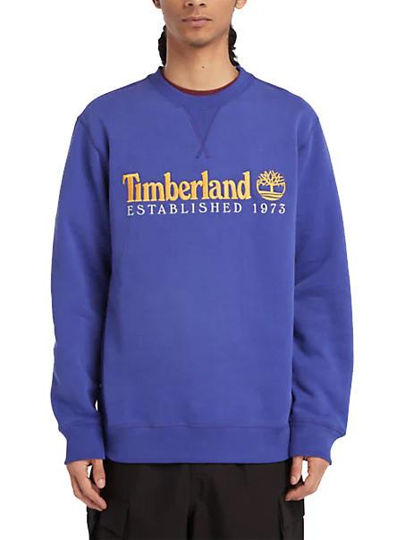 TIMBERLAND ESTABILISHED 1973 Sweatshirt mit Rundhalsausschnitt Clematis blau wb - Sweatshirts Herren