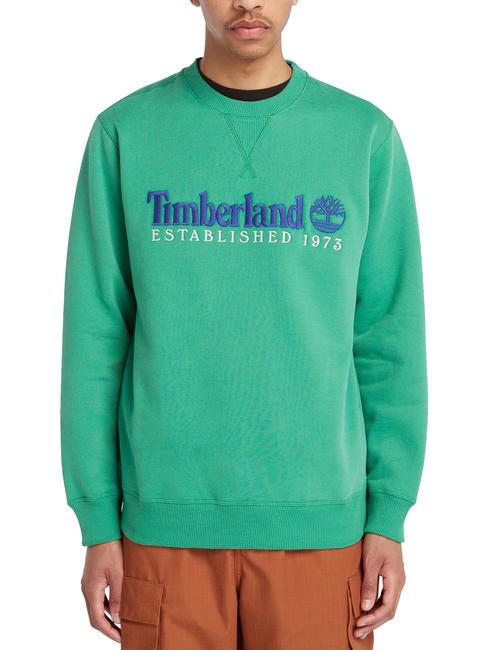 TIMBERLAND ESTABILISHED 1973 Sweatshirt mit Rundhalsausschnitt keltisches Grün wb - Sweatshirts Herren