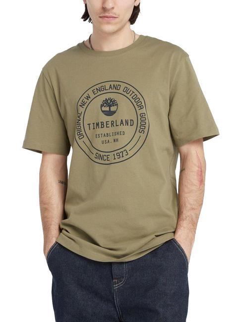 TIMBERLAND SS BRAND CARRIER Baumwoll t-shirt kassel erde - Herren-T-Shirts