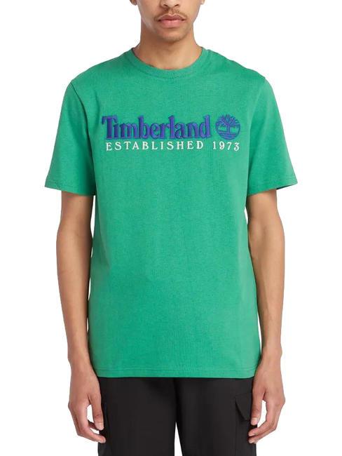 TIMBERLAND ESTABILISHED 1973 Baumwoll t-shirt keltisches Grün wb - Herren-T-Shirts
