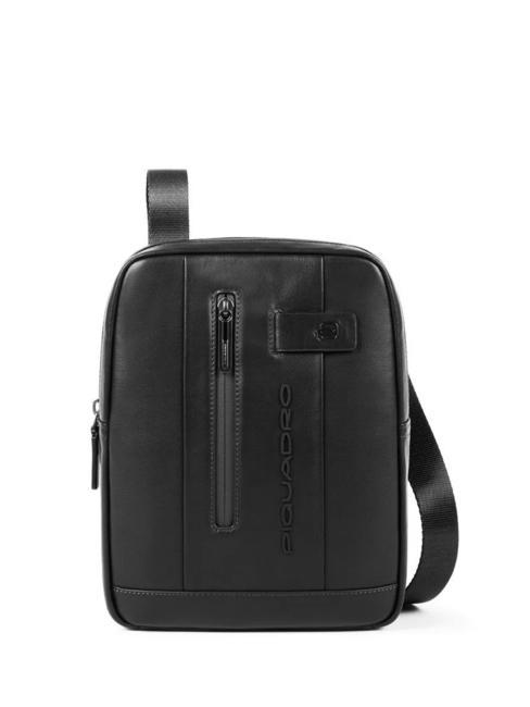 PIQUADRO URBAN Ledertasche Schwarz - Umhängetaschen Herren