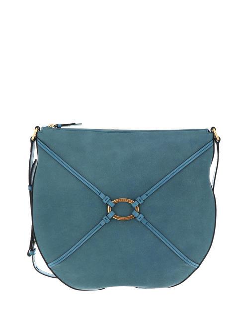 THE BRIDGE AMELIA Hobo Bag mit Plakette ozeanblau ykk 370 - Damentaschen