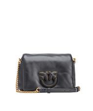 PINKO LOVE CLICK PUFF Mini-Schultertasche aus Leder - Damentaschen