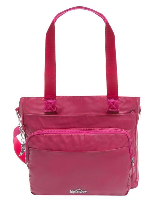 KIPLING SINISIA Umhängetasche mit Schultergurt Lack fuchsia - Damentaschen