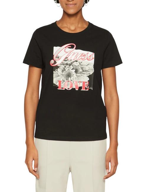 GUESS COLLAGE T-Shirt mit Aufdruck jetbla - T-Shirts und Tops für Damen