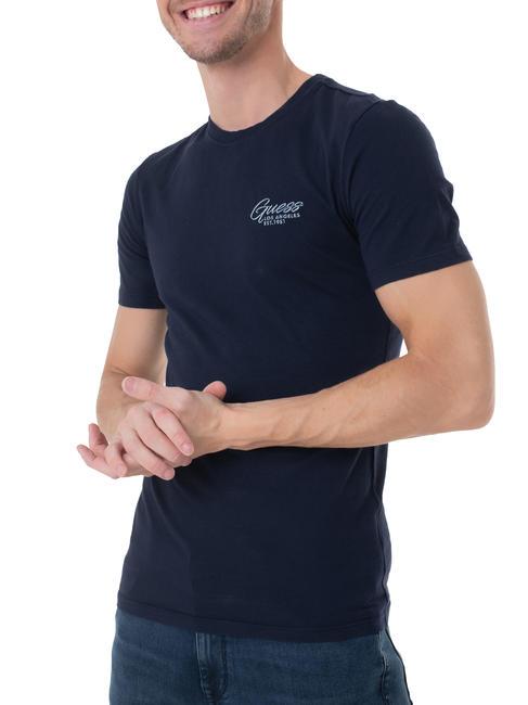 GUESS TRIANGLE ITALIS Baumwoll t-shirt smartblue - Herren-T-Shirts
