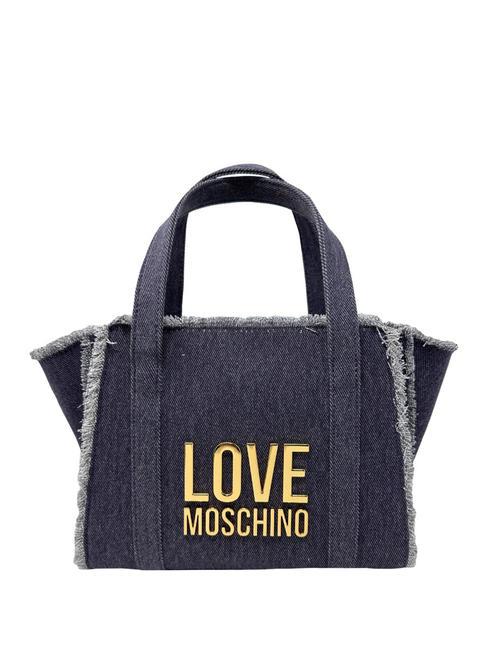 LOVE MOSCHINO DENIM Handtasche mit Schultergurt Himmelblau - Damentaschen