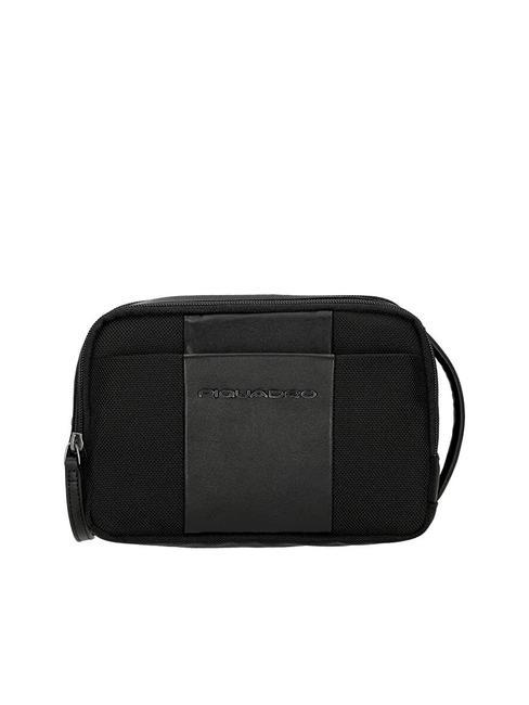 PIQUADRO BRIEF 2 Schönheit mit Manschette Schwarz - Beauty-Case