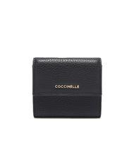 COCCINELLE METALLIC SOFT Portemonnaie aus genarbtem Leder - Brieftaschen Damen
