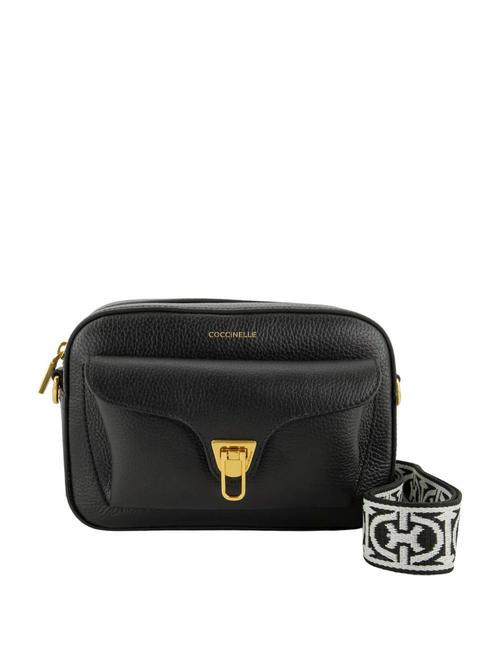 COCCINELLE BEAT SOFT RIBB Umhängetasche aus Leder Schwarz - Damentaschen