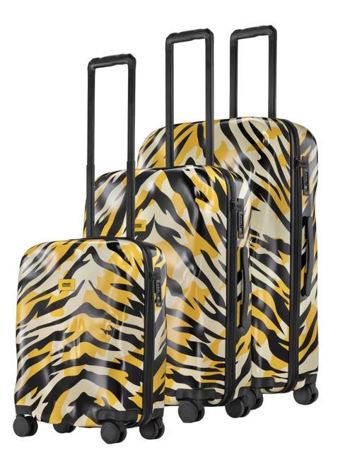 CRASH BAGGAGE ICON PATTERN Set mit 3 Trolleys: Kabine, mittel, groß Tigertarnung - Trolleyset