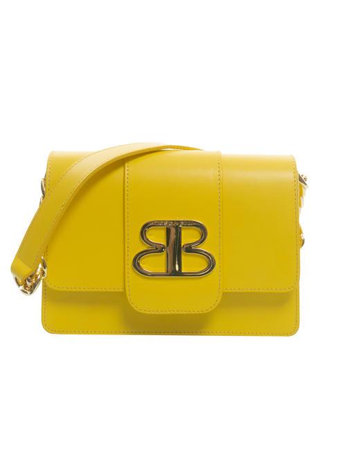 TOSCA BLU LILY  Mini-Umhängetasche aus Leder Gelb - Damentaschen