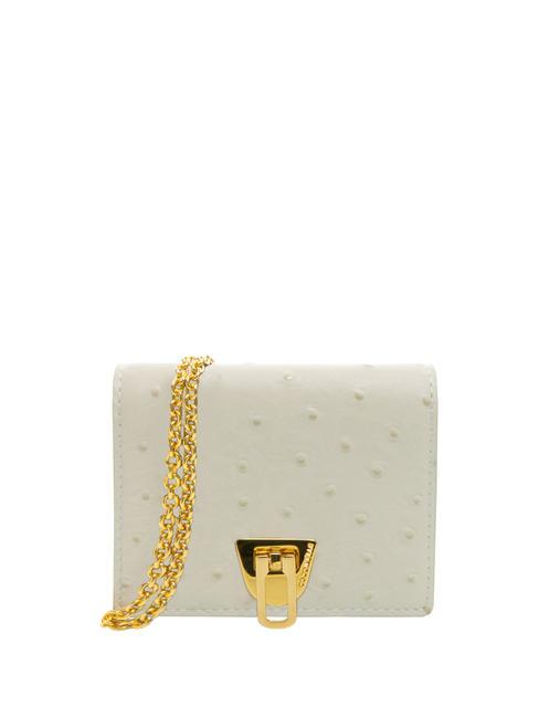 COCCINELLE BEAT OSTRICH Mikrotasche aus Straußenleder Maulbeere - Damentaschen