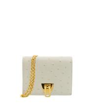 COCCINELLE BEAT OSTRICH Mikrotasche aus Straußenleder - Damentaschen