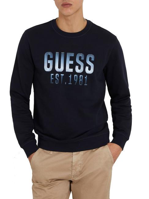 GUESS BEAU Sweatshirt mit Rundhalsausschnitt smartblue - Sweatshirts Herren