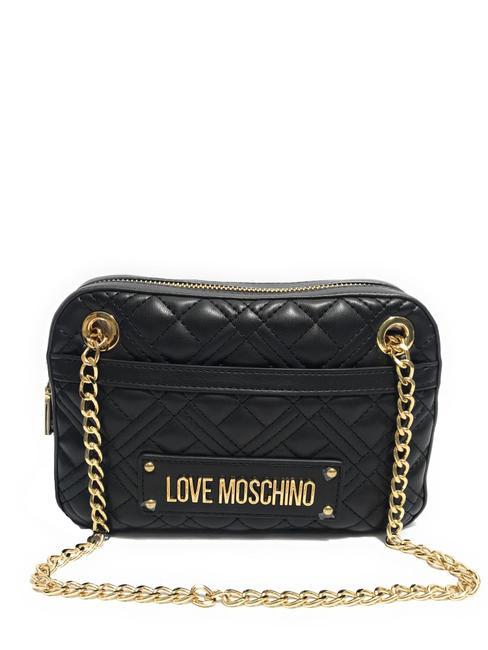LOVE MOSCHINO QUILTED  Mini-Umhängetasche Schwarz - Damentaschen