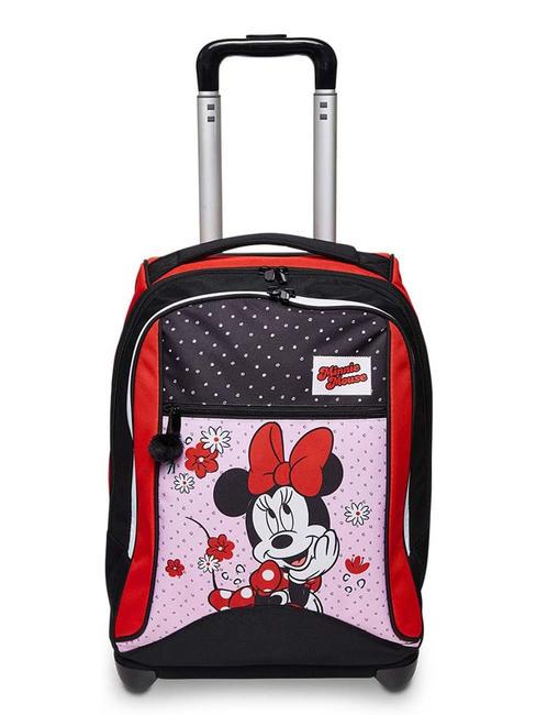 MINNIE MOUSE M IS FOR MOUSE Trolley-Rucksack mit 2 Rädern Schwarz - Rucksäcke mit Trolleyfunktion