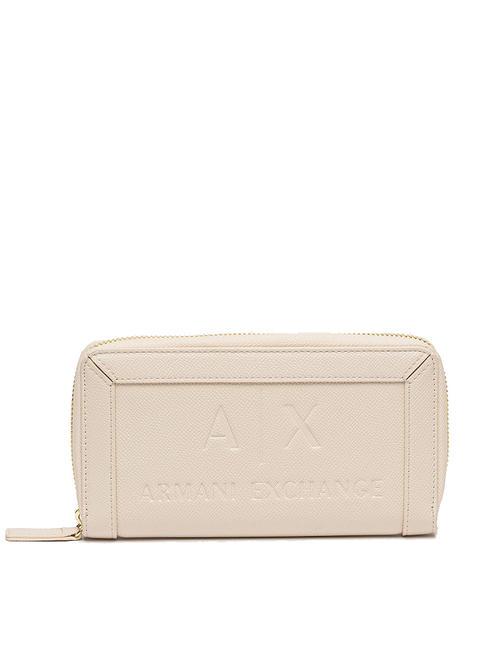 ARMANI EXCHANGE A|X SAFFIANO Große Geldbörse mit umlaufendem Reißverschluss Giselle - Brieftaschen Damen