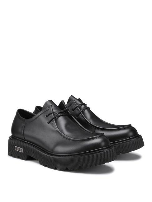 CULT SLASH 3533 Schnür-Derby-Schuhe aus Leder Schwarz - Herrenschuhe