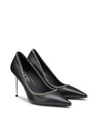 CULT QUEEN 3878 Lederpumps mit Kette - Damenschuhe